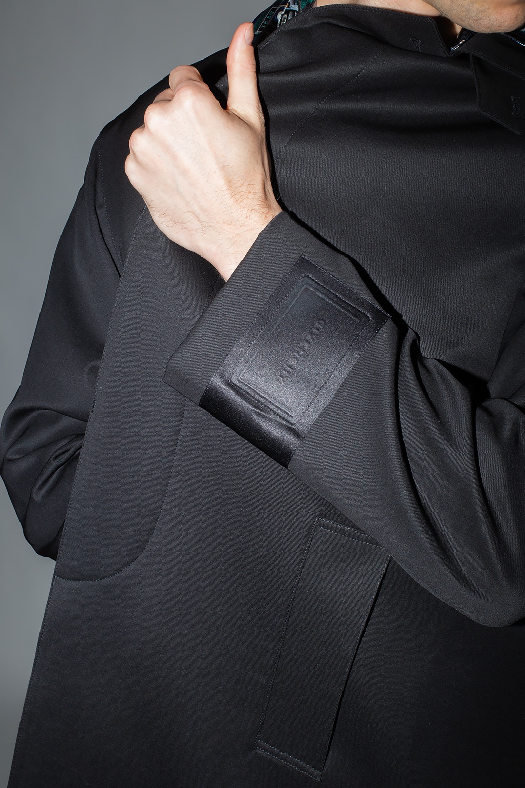 givenchy carried Single-vented coat